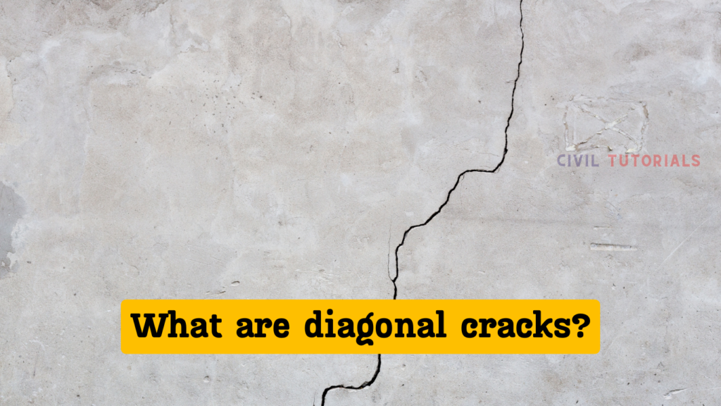 What are diagonal cracks?