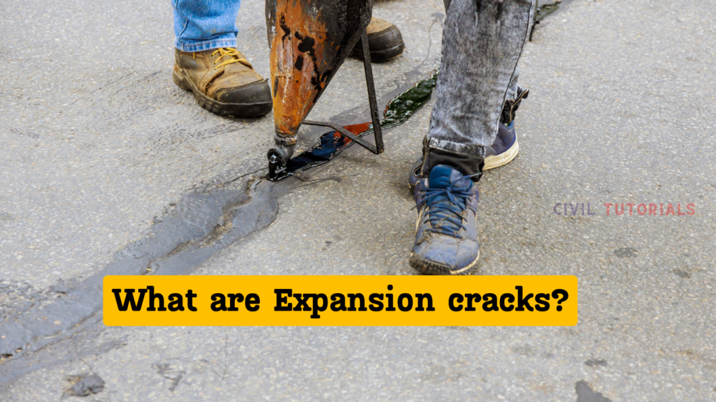 What are expansion cracks?