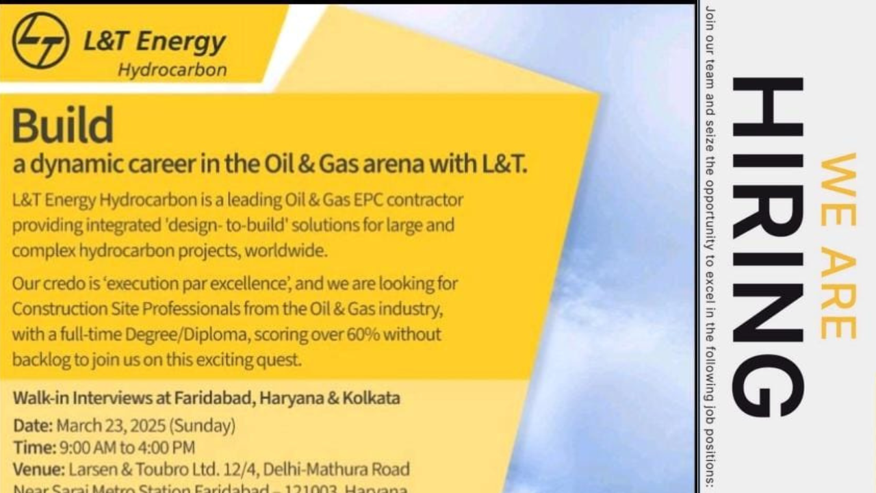 L&T Energy Recruitment