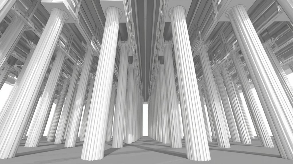 Column Density in High Rise Buildings