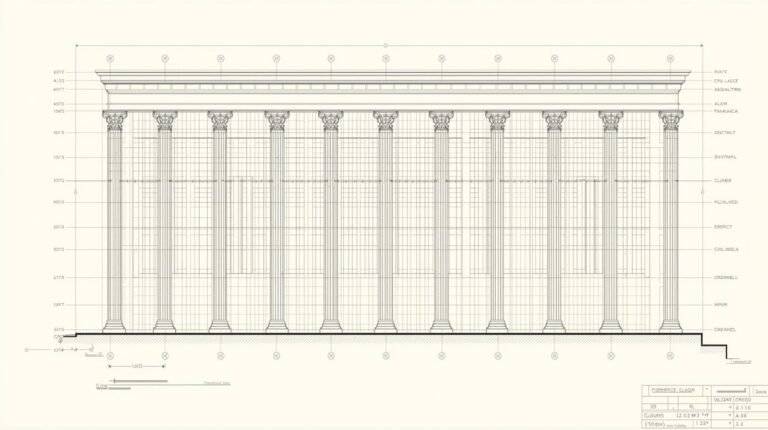 Building Column Plangrid Column Layout Plan for Residential Buildings - Civil Tutorials
