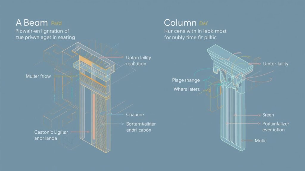 Difference Between Beam and Column