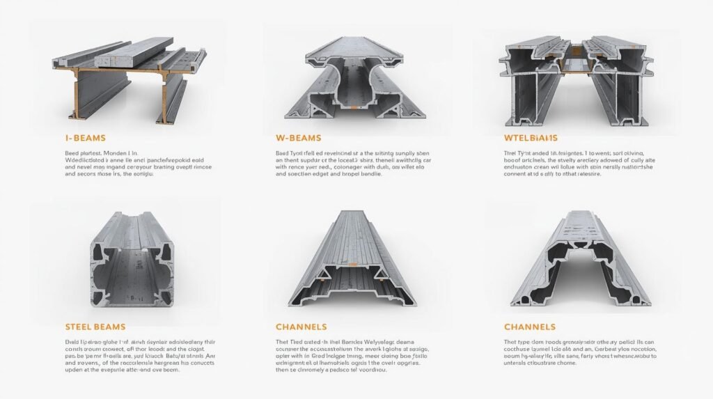 Steel Beam Section Types and Uses