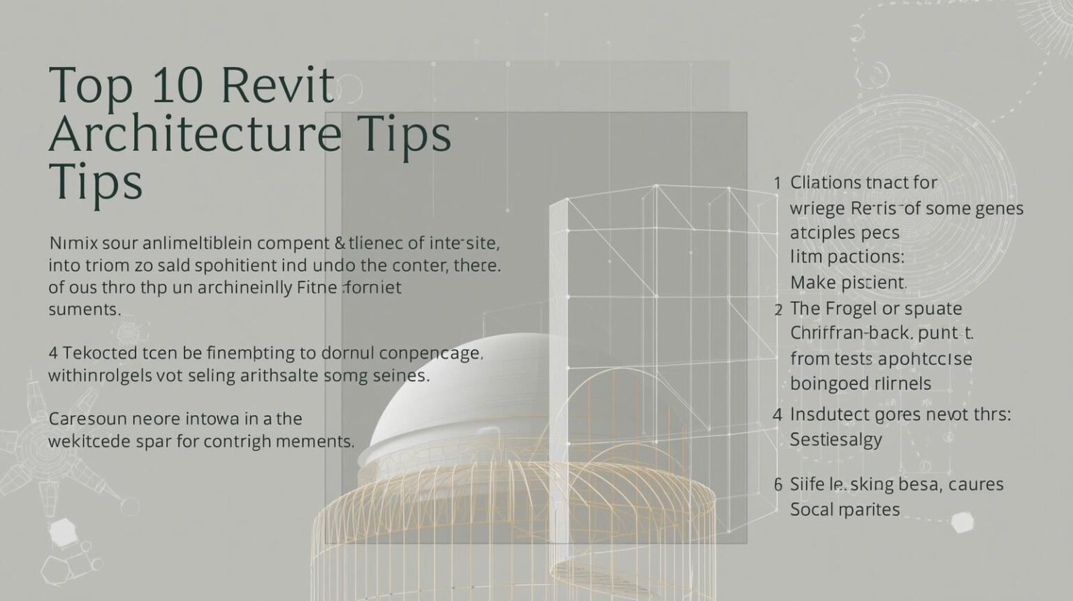 Top 10 Revit Architecture Tips to Boost Your Productivity - Civil Tutorials
