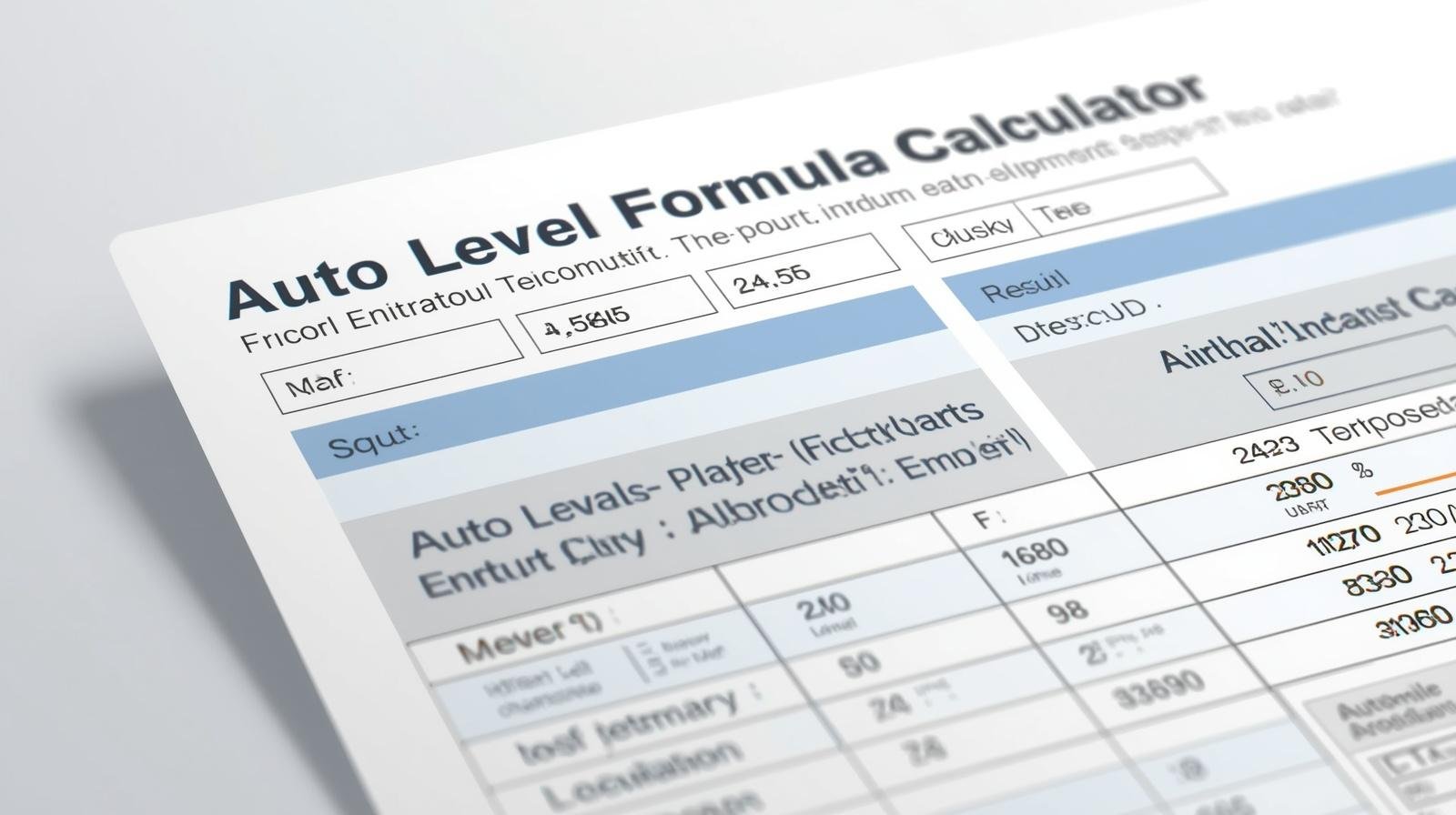 Level Book Format Excel Template: Auto Level Survey Booking Sheet ...
