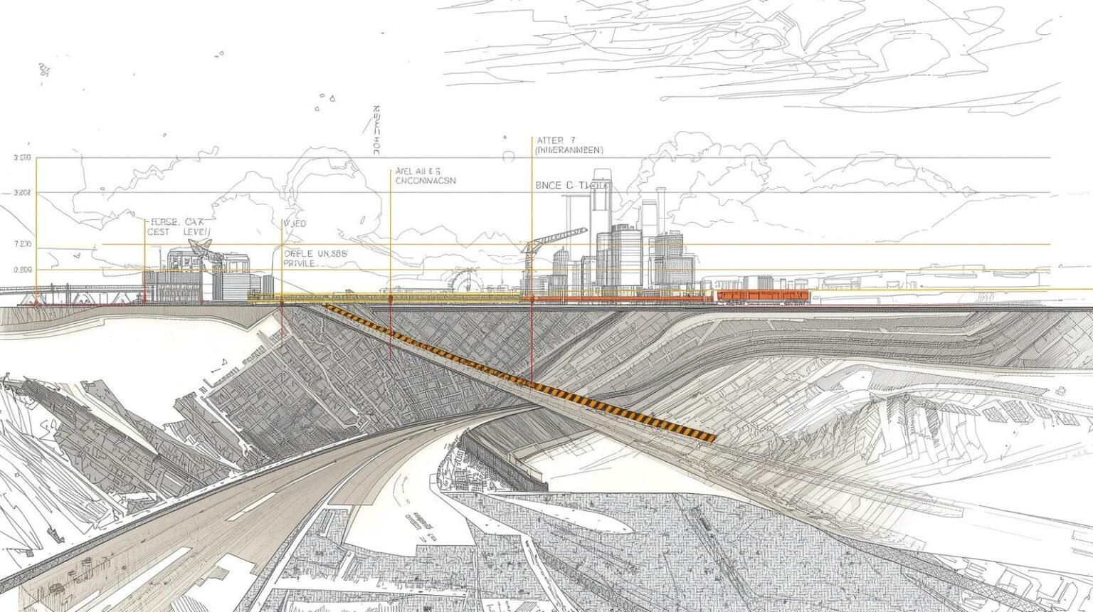 Step-by-Step Profile Leveling Highway Project Gradient Drawing - Civil ...