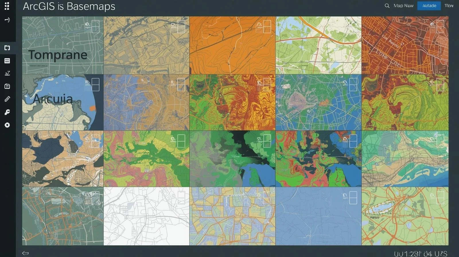 ArcGIS Basemap Gallery